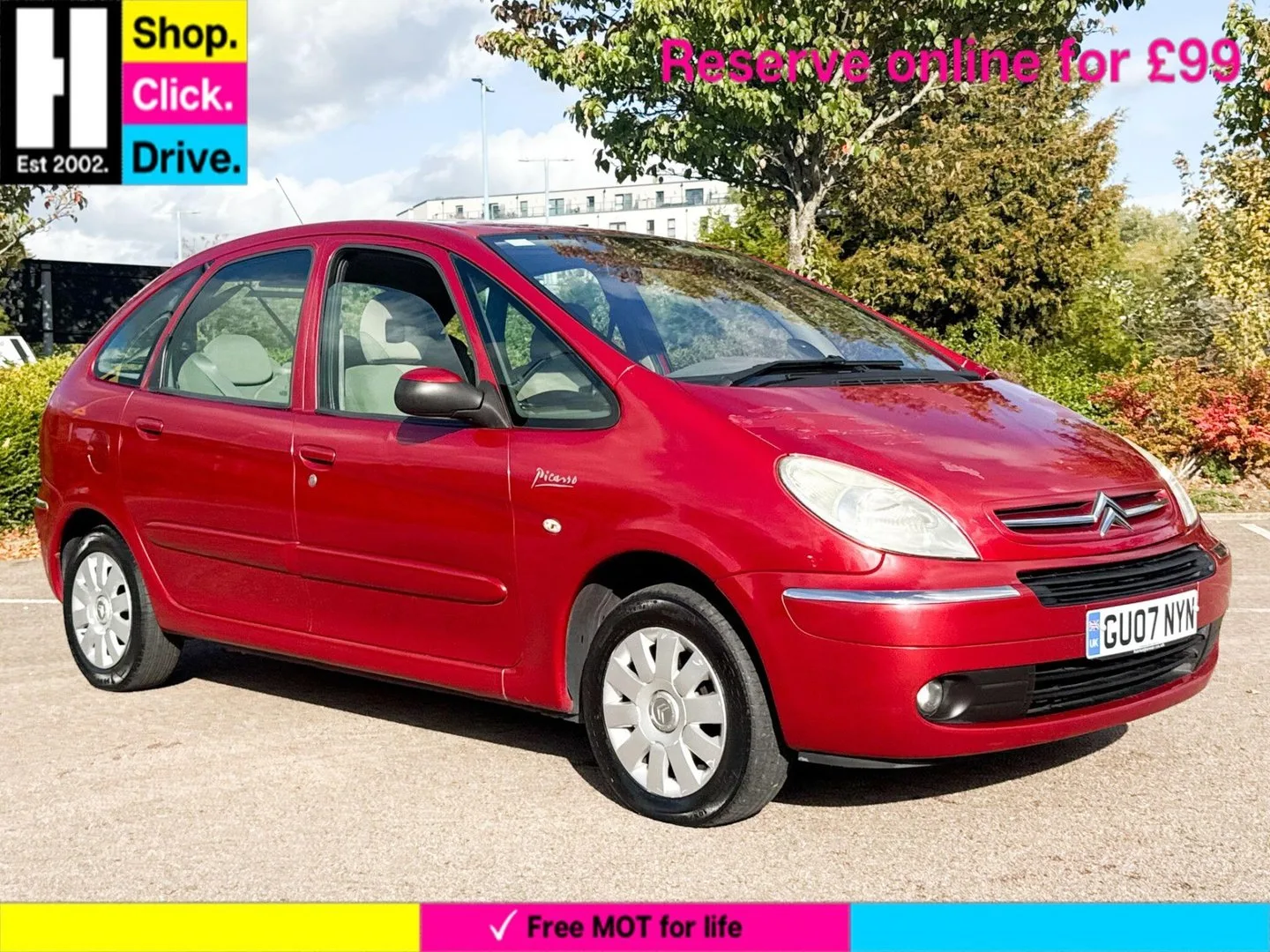 2007 Citroen Xsara Picasso 1.6 HDi Exclusive MPV 5dr Diesel Manual (135 g/km, 92 bhp)