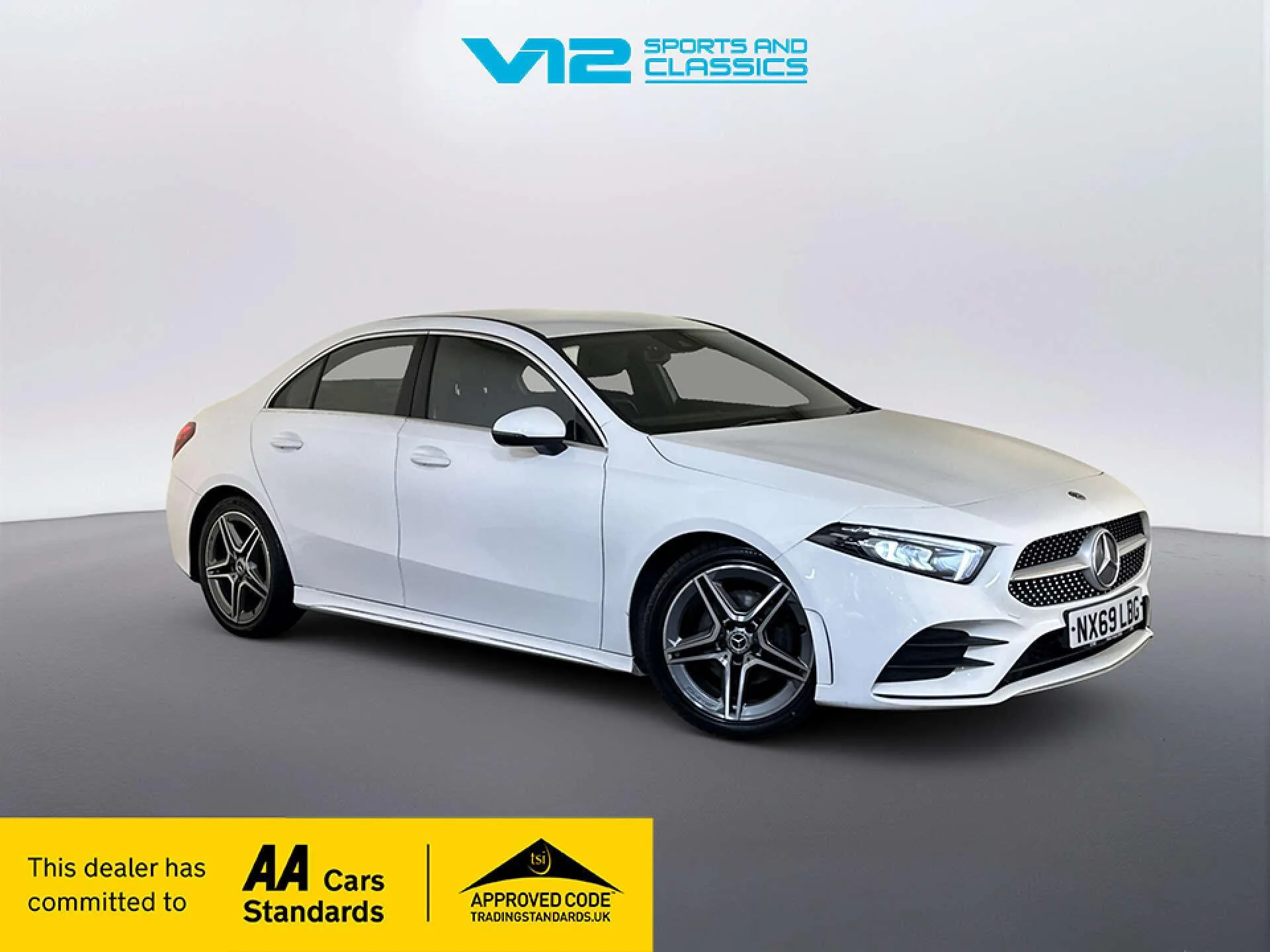 2019 Mercedes-Benz A Class 1.5 A180d AMG Line Saloon 4dr Diesel 7G-DCT Euro 6 (s/s) (116 ps)