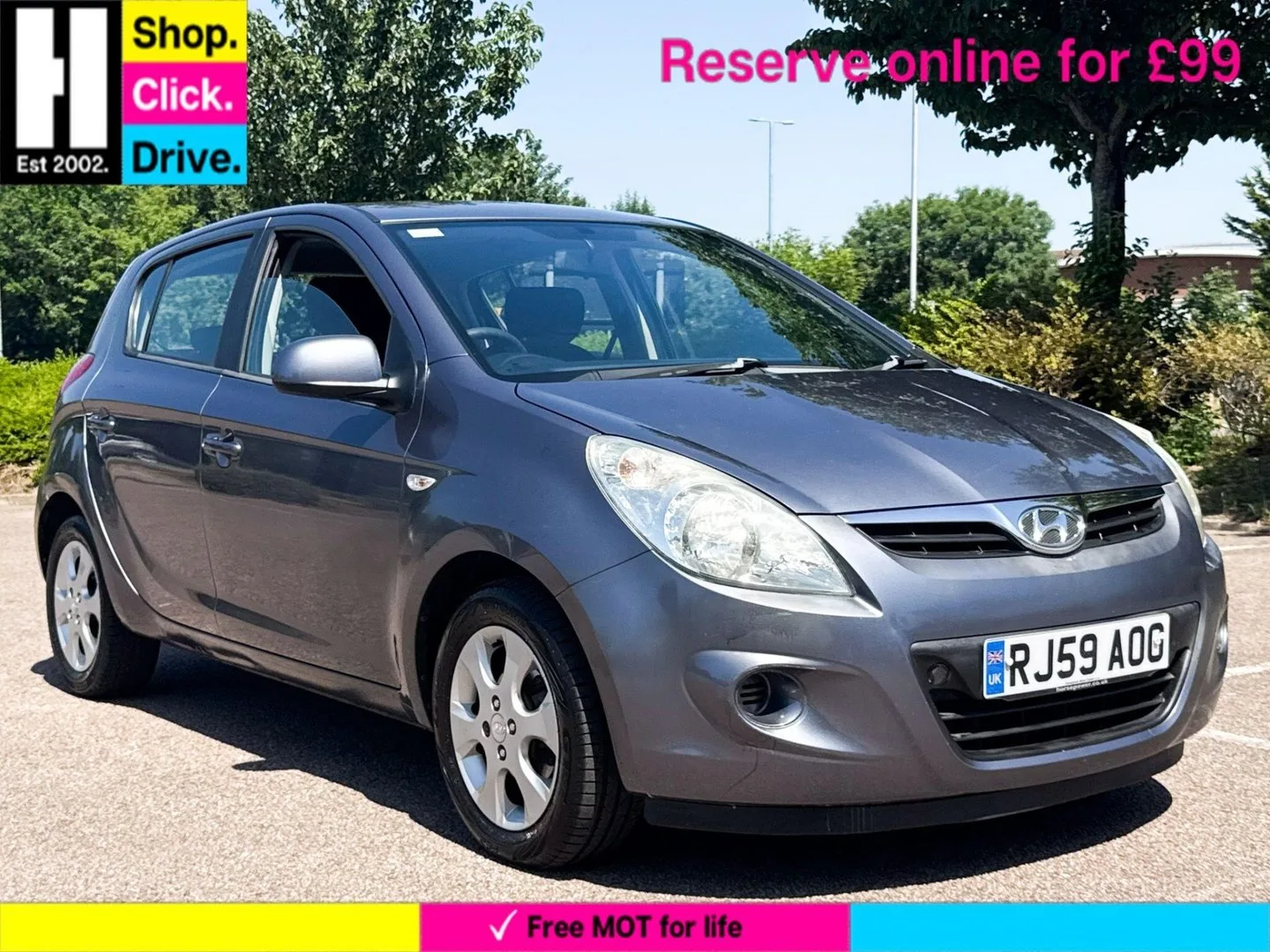 2009 Hyundai i20 1.4 Comfort Hatchback 5dr Petrol Manual Euro 4 (99 bhp)