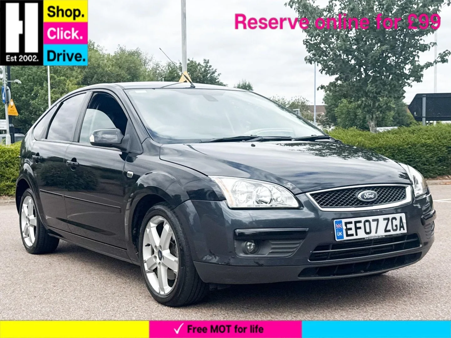 2007 Ford Focus 2.0 TDCi Ghia Hatchback 5dr Diesel Manual IV (148 g/km, 134 bhp)