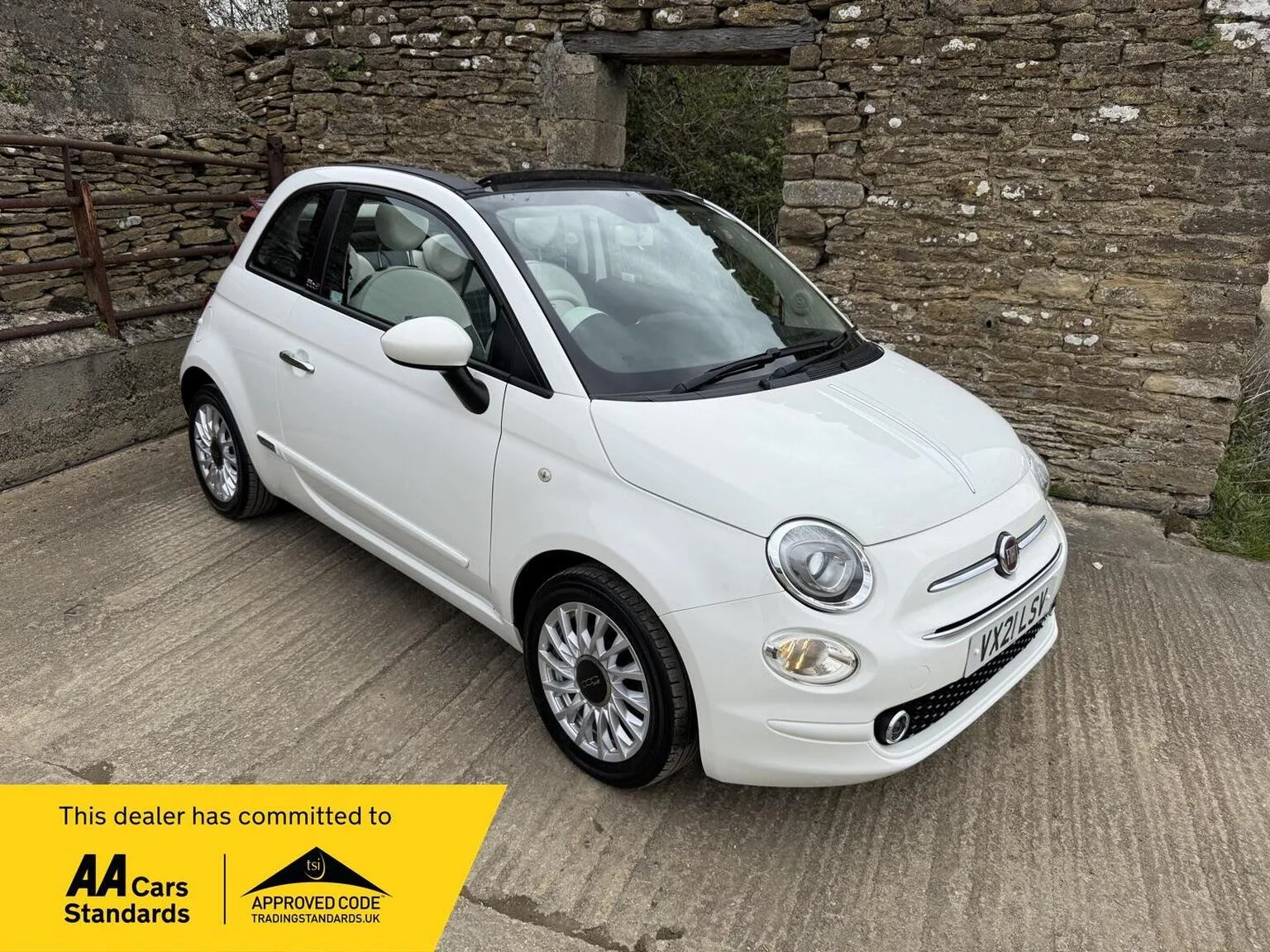 2021 Fiat 500c 1.0 MHEV Lounge Euro 6 (s/s) 2dr
