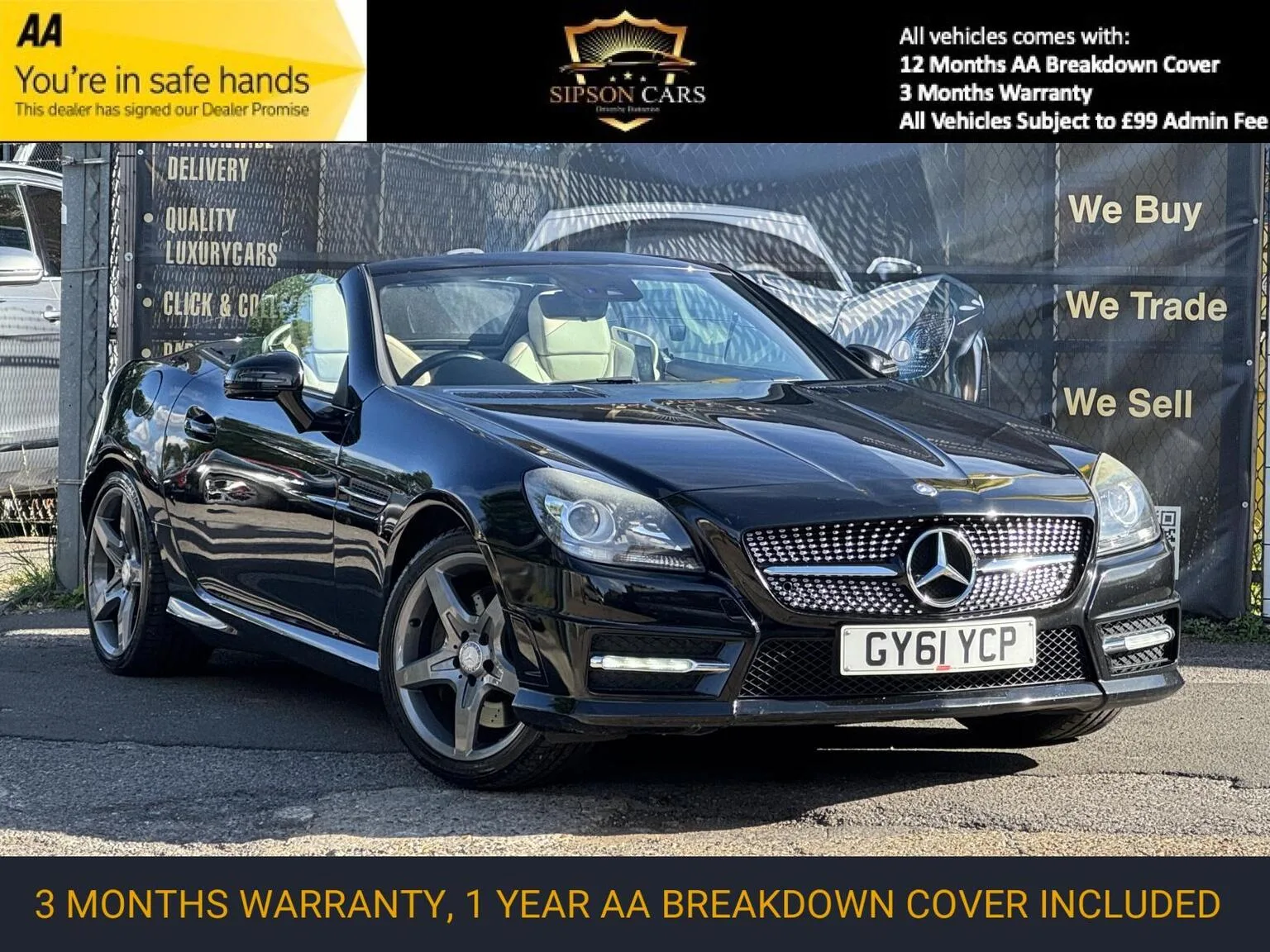 2011 Mercedes-Benz Slk 1.8 SLK200 BlueEfficiency AMG Sport G-Tronic+ Euro 5 (s/s) 2dr