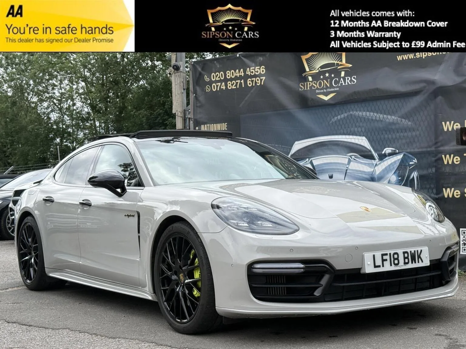 2018 Porsche Panamera 2.9 V6 E-Hybrid 14kWh 4 Saloon PDK 4WD Euro 6 (s/s) 5dr
