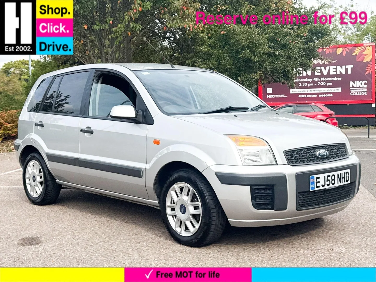 2009 Ford Fusion 1.4 TDCi Style Climate Hatchback 5dr Diesel Manual (120 g/km, 67 bhp)