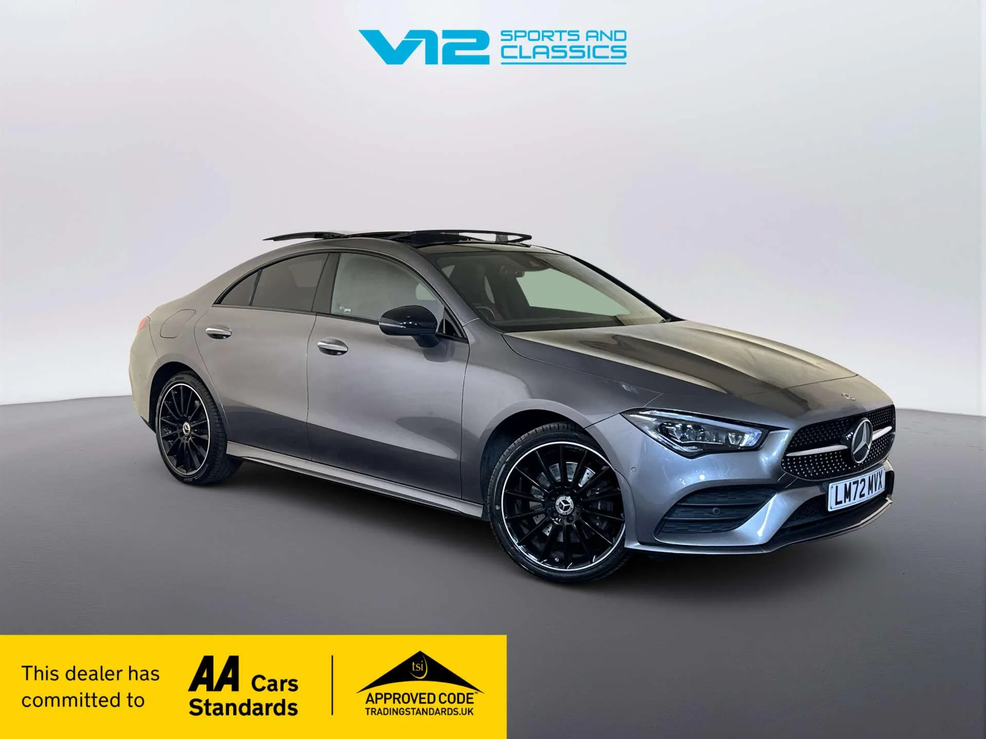 2022 Mercedes-Benz CLA 1.3 CLA250e 15.6kWh AMG Line Night Edition (Premium Plus) Coupe 4dr Petrol Plug-in Hybrid 8G-DCT Euro 6 (s/s) (218 ps