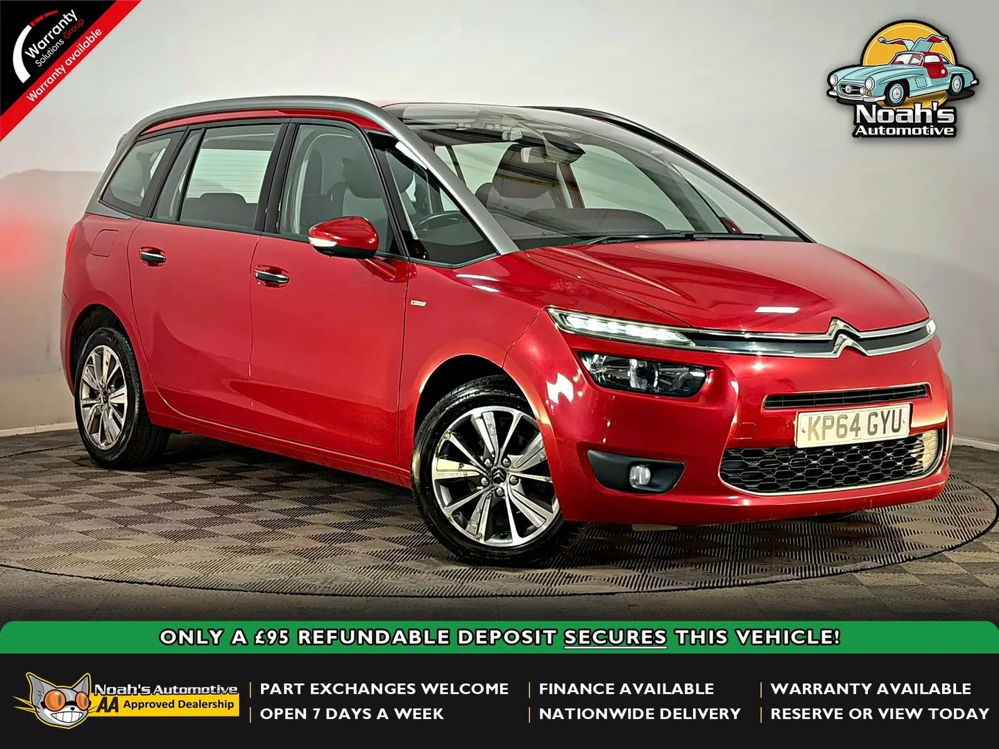 2014 Citroen C4 Grand Picasso EXCLUSIVE E-HDI 1.6 7 SEATER