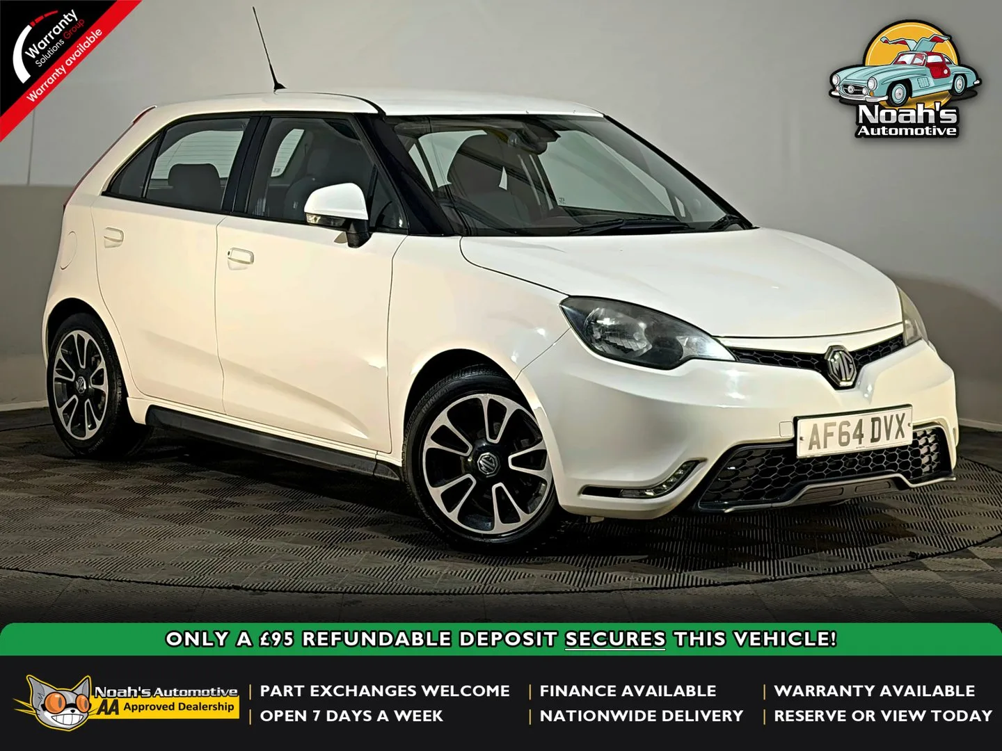 2014 MG MG3 1.5 VTi-TECH 3Style Hatchback 5dr Petrol Manual Euro 5 (106 ps)
