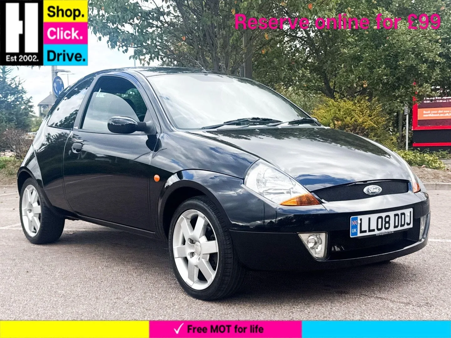 2008 Ford Ka 1.6 Sport SE Hatchback 3dr Petrol Manual (182 g/km, 94 bhp)