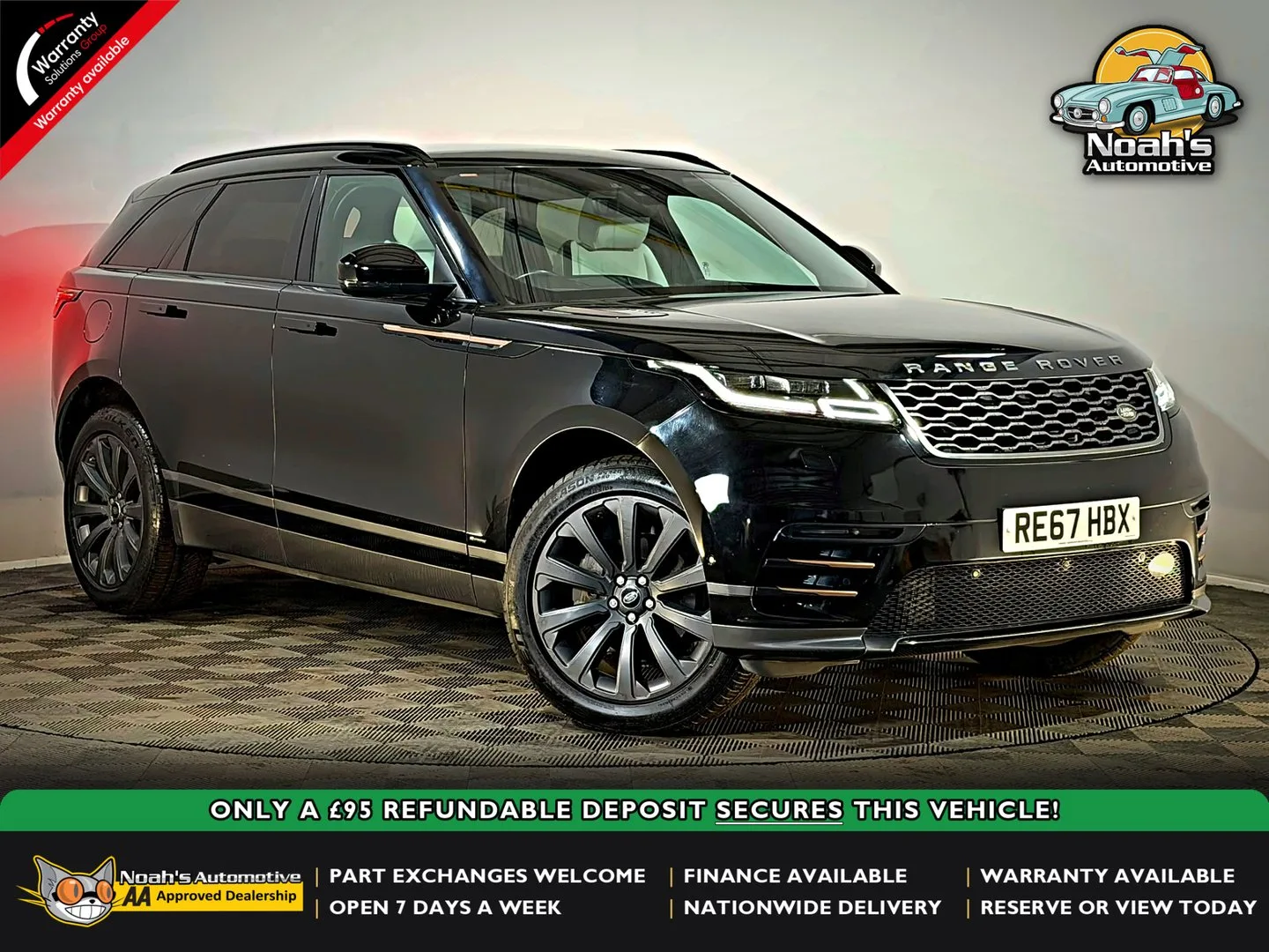 2017 Land Rover Range Rover Velar 2.0 D240 R-DYNAMIC SE 4WD AUTOMATIC
