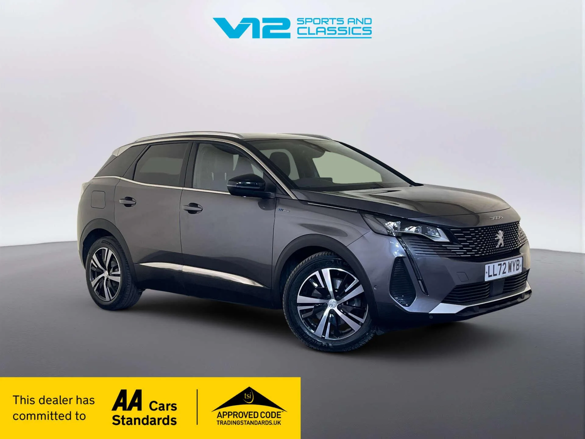 2022 Peugeot 3008 1.6 13.2kWh GT SUV 5dr Petrol Plug-in Hybrid e-EAT Euro 6 (s/s) (225 ps)