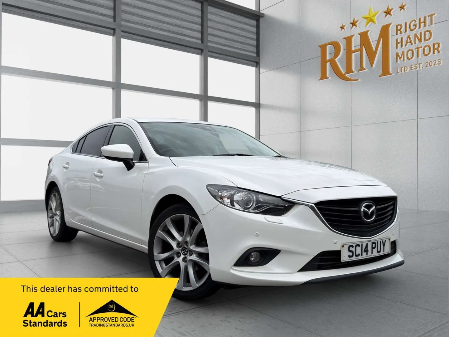 2014 Mazda 6 2.2 SKYACTIV-D Sport Nav Saloon 4dr Diesel Auto Euro 6 (s/s) (175 ps)