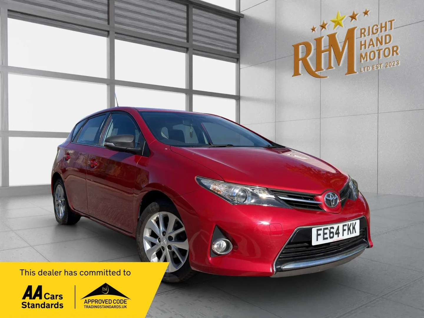 2014 Toyota Auris 1.6 V-Matic Icon Hatchback 5dr Petrol Manual Euro 5 (132 ps)