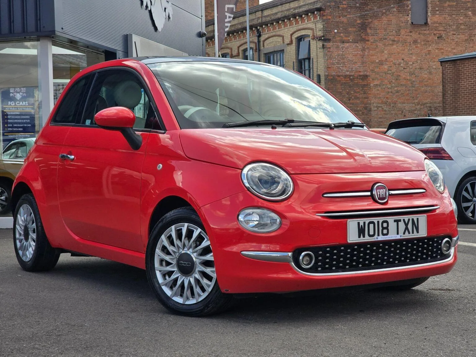 2018 Fiat 500 1.2 Lounge Euro 6 (s/s) 3dr
