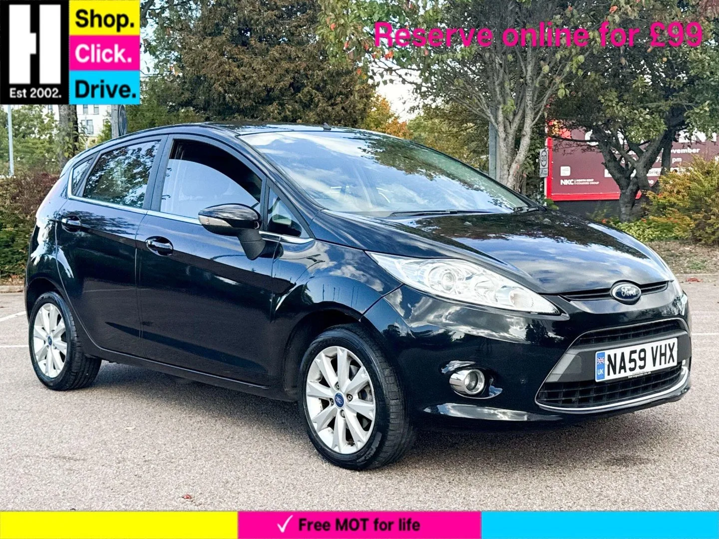 2009 Ford Fiesta 1.25 Zetec Hatchback 5dr Petrol Manual (133 g/km, 81 bhp)