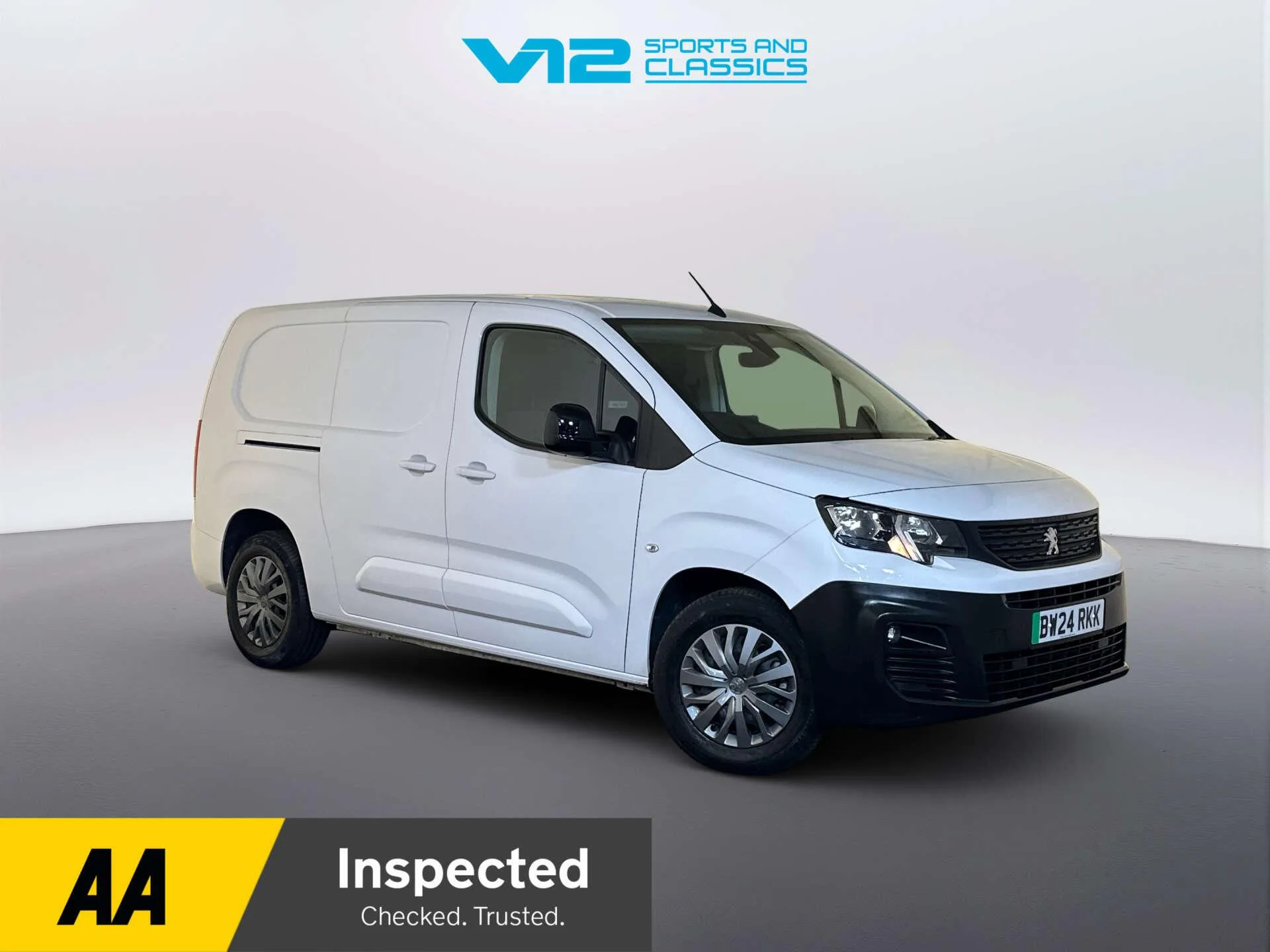 2024 Peugeot e-Partner 750 50kWh Asphalt Premium + Long Panel Van 6dr Electric Auto LWB (7.4kW Charger) (136 ps)