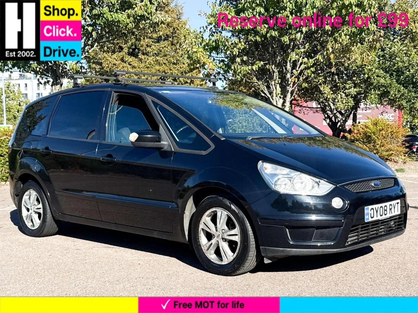 2008 Ford S-Max 2.0 TDCi LX MPV 5dr Diesel Manual (169 g/km, 138 bhp)