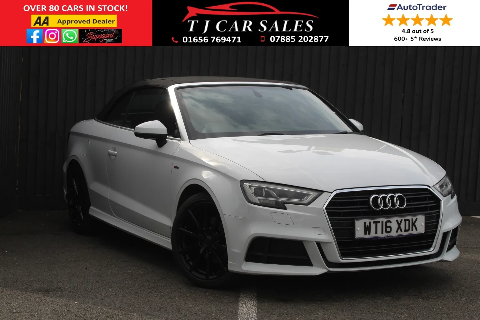 2016 Audi A3 Cabriolet 1.4 TFSI CoD S line