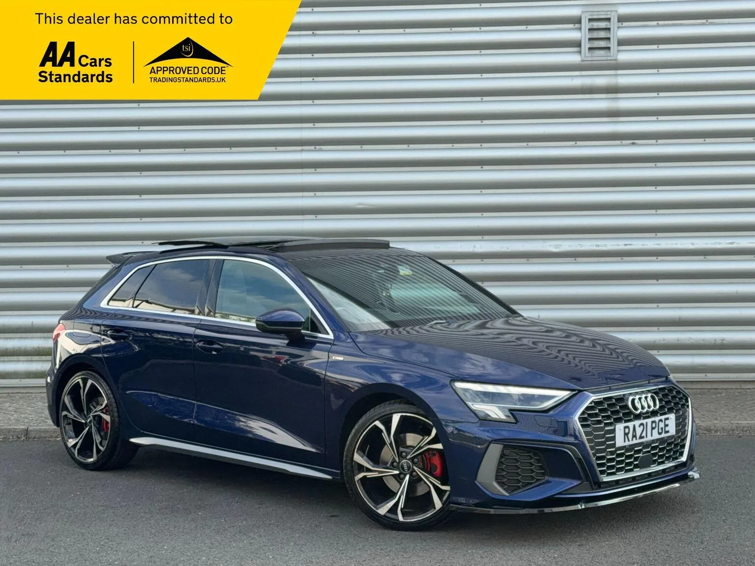 2021 Audi A3 1.5 TFSI 35 S line Sportback S Tronic Euro 6 (s/s) 5dr