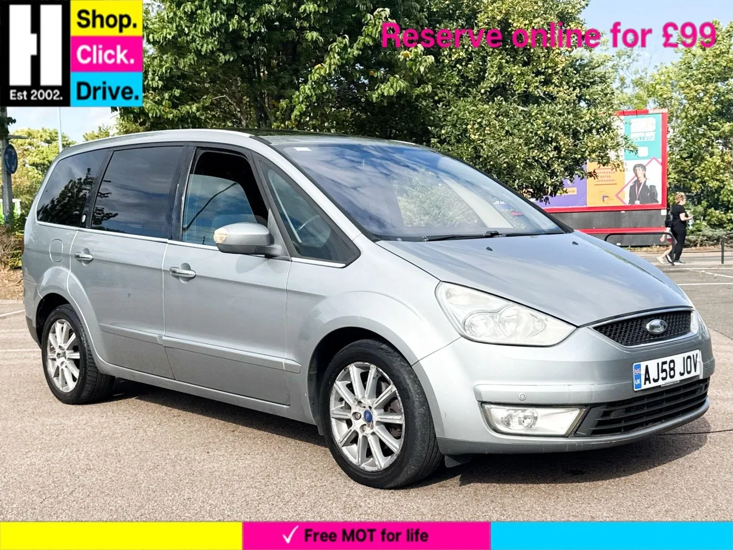 2008 Ford Galaxy 2.0 TDCi Ghia MPV 5dr Diesel Manual (165 g/km, 138 bhp)