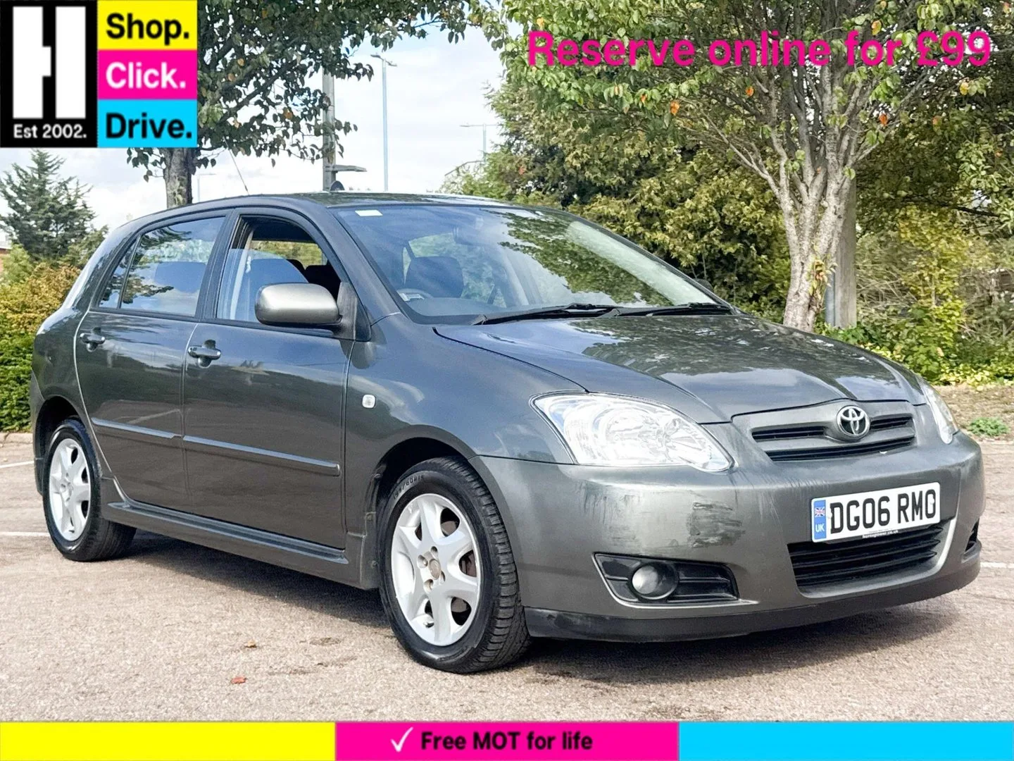 2006 Toyota Corolla 1.6 VVT-i T3 Hatchback 5dr Petrol Manual (168 g/km, 109 bhp)